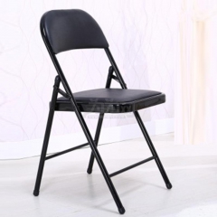 欣瑞源 电脑椅 办公家用会议座椅 休闲靠背椅 双色可选 黑色 折叠椅