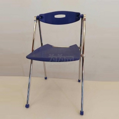 欣瑞源 电脑椅 办公家用会议座椅 休闲靠背椅 双色可选 蓝色 折叠椅