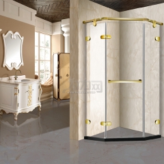 鼎豪淋浴房 金色钻石型开门 K-A603 平方米